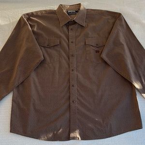 Panhandle slim mens long sleeve pearl snap western shirt.  Size XL